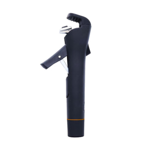 Poignée amovible noir orange spéciale aluminium - "Réactif"