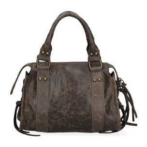 Borsa a spalla da donna - Modello Erisia - Vera pelle - 25.0 x 15.0 x 10.0 cm