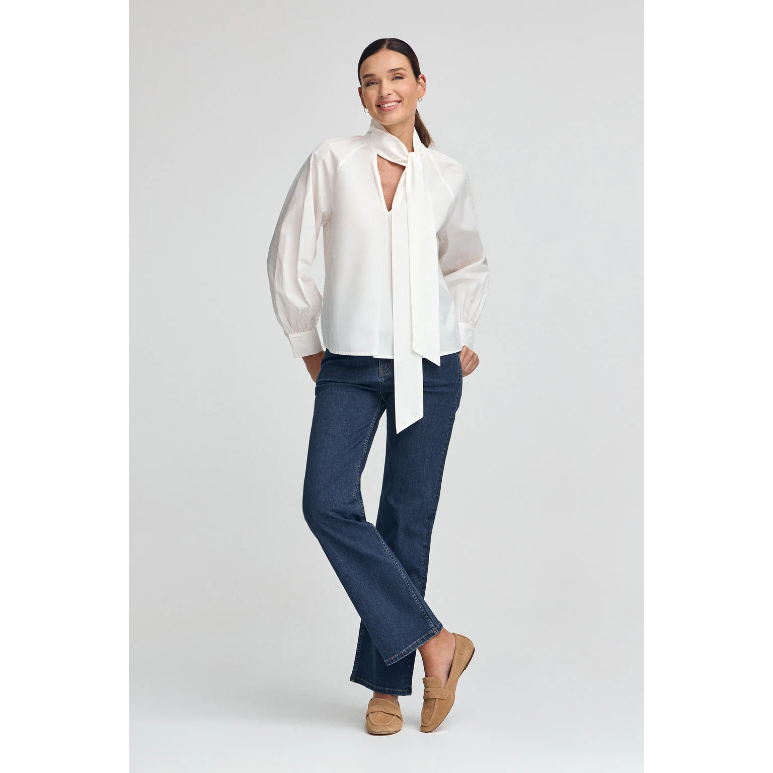 Blusa bianca Catalina