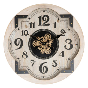 Horloge Mckenzie beige D63cm