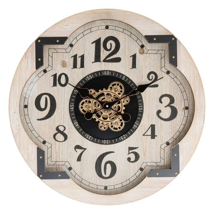 Horloge Mckenzie beige D63cm