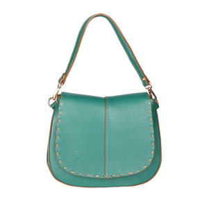 Borsa a spalla da Donna Winona in Vera Pelle Made in Italy 26x20x13 cm