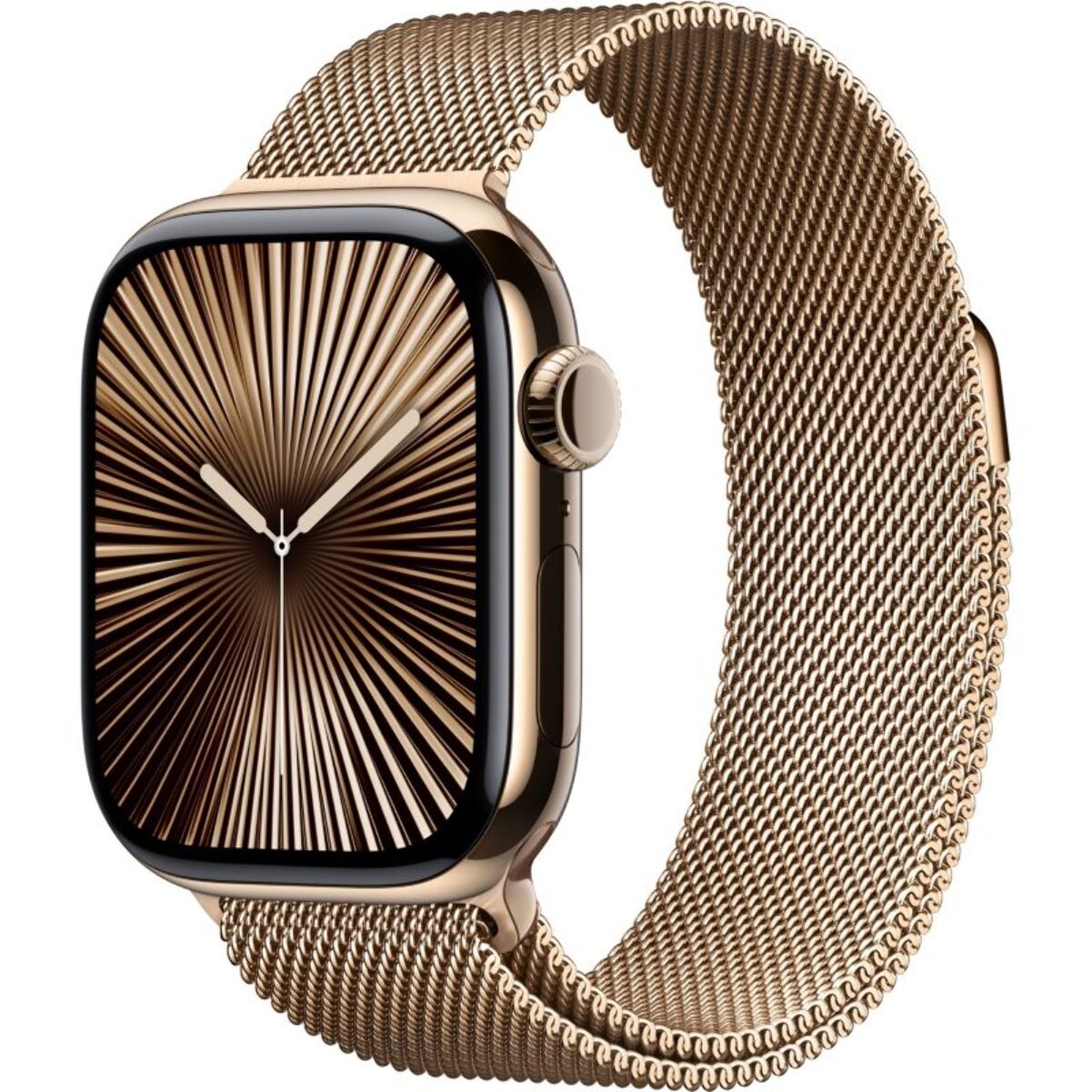 Montre connectée APPLE WATCH Serie 10 42mm Titane Or Loop Cellular