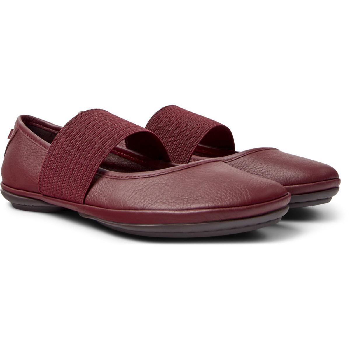 CAMPER Right Nina - Ballerine Bordeaux Donna