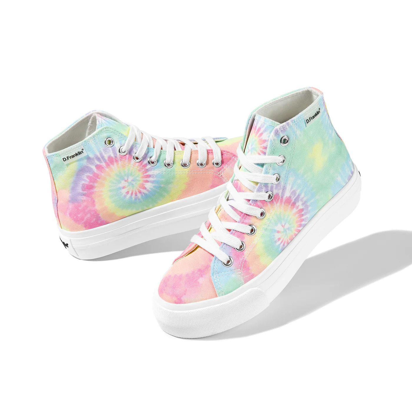 Zapatillas Altas One Way Tie Dye en Multicolor D.Franklin