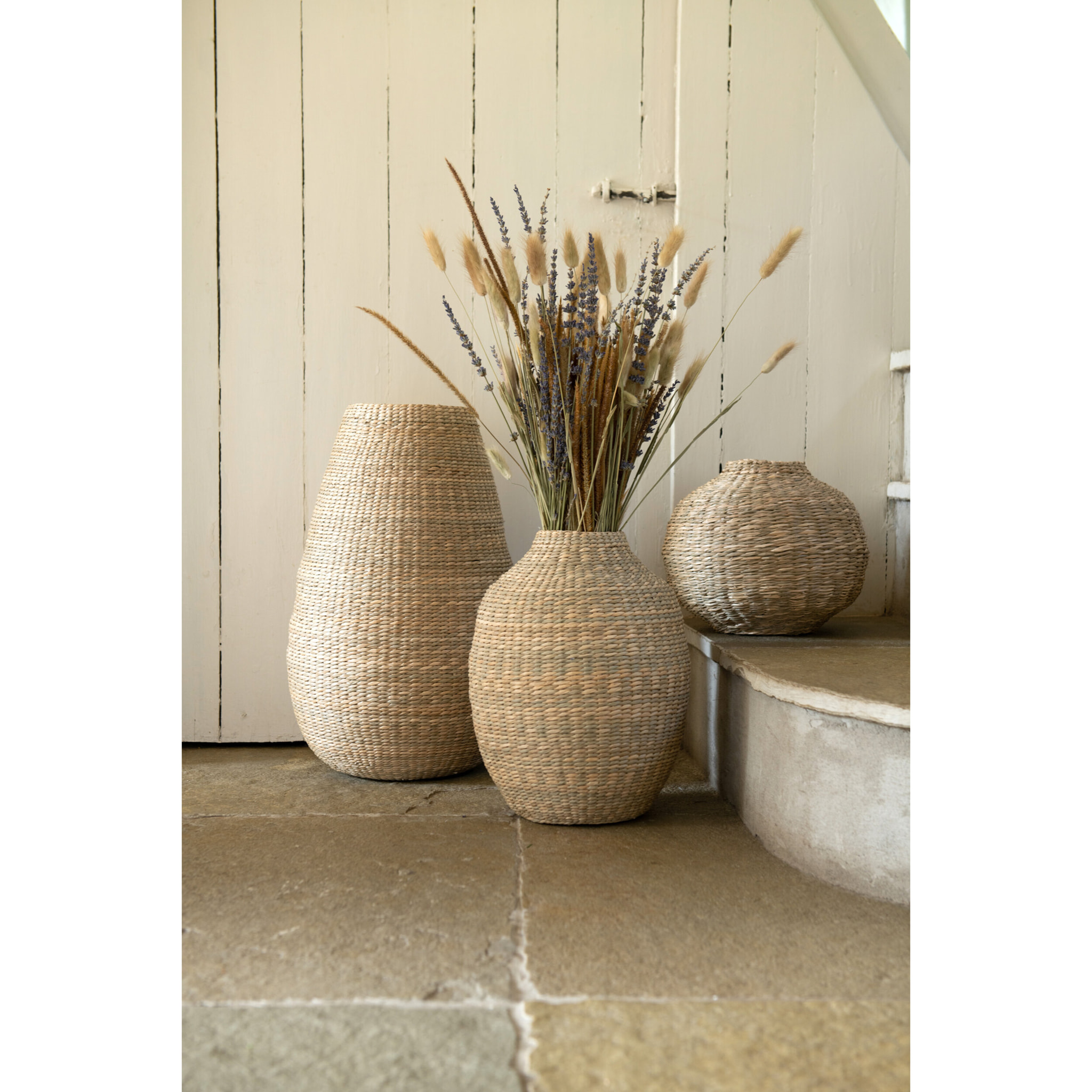 J-Lin vase Large Decoratif - bambou - naturel - 46 cm de hauteur