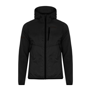 Chaqueta ECOActive Hybrid Insulated Jacket with cap marca ECOON - Negro