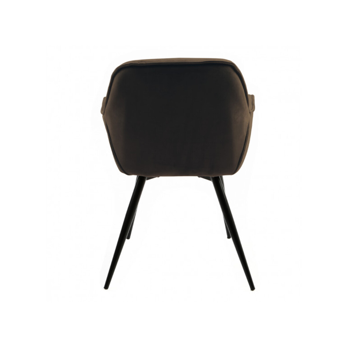 Lot de 2 chaises en velours capitonné avec accoudoirs - PIANA