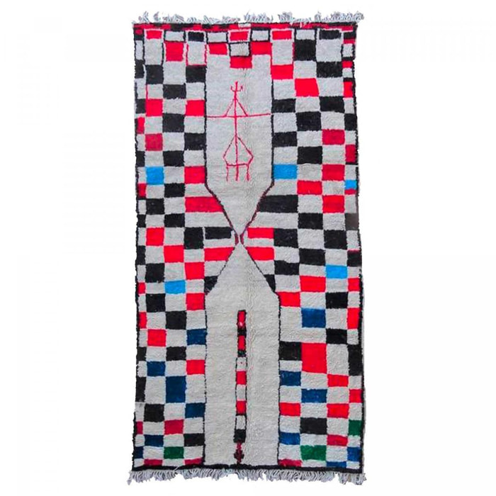 Authentique tapis berbère fait main en laine FURO