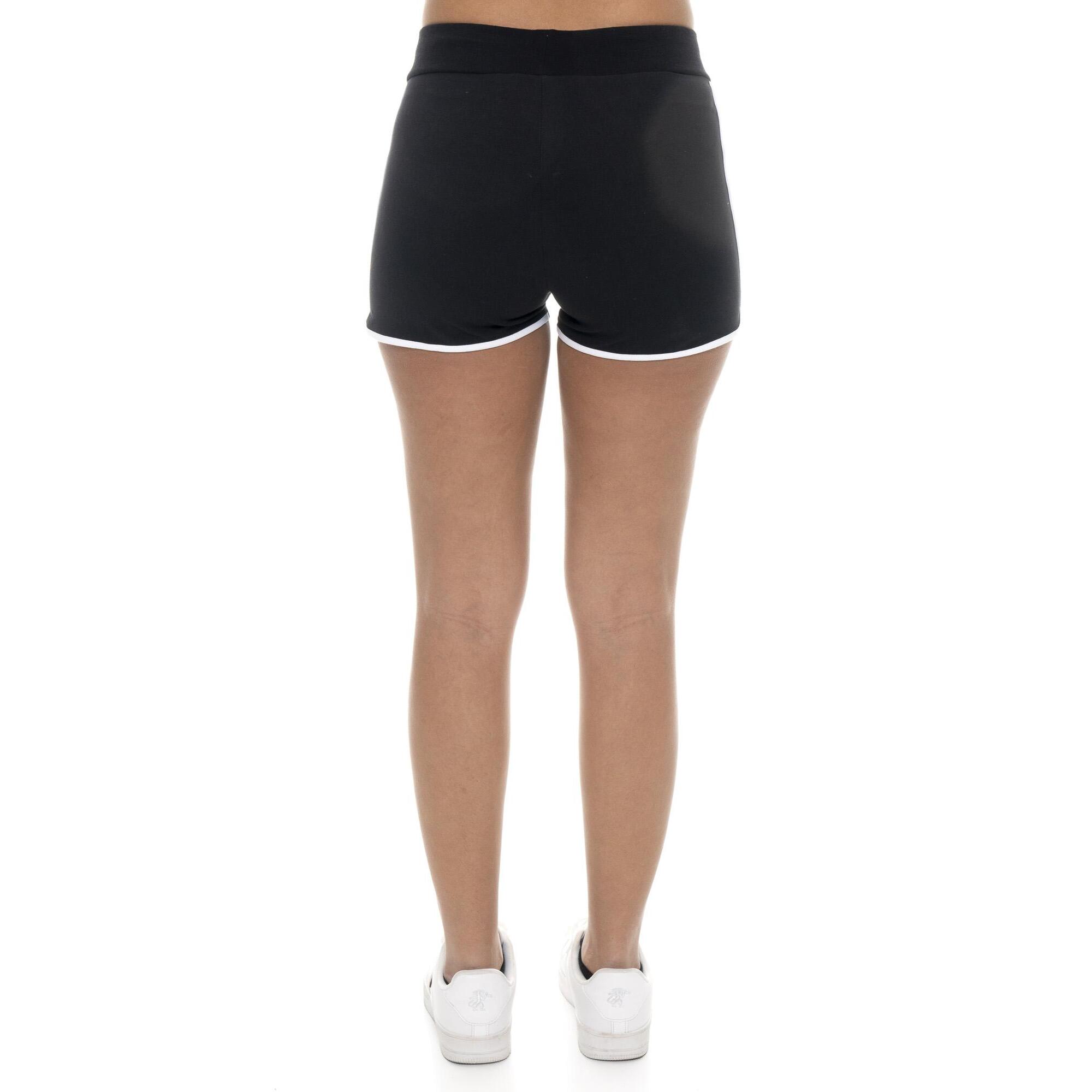 Pantalón corto de mujer Leone Basic de algodón elástico