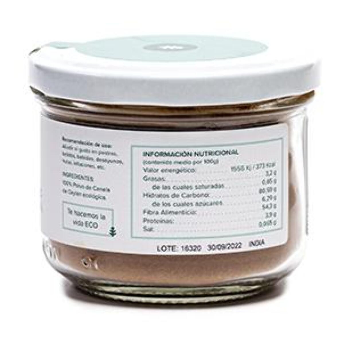 PLANETA HUERTO | Canela Ceylan en Polvo ECO 150 g - Canela Orgánica con Propiedades Reguladoras y Antioxidantes