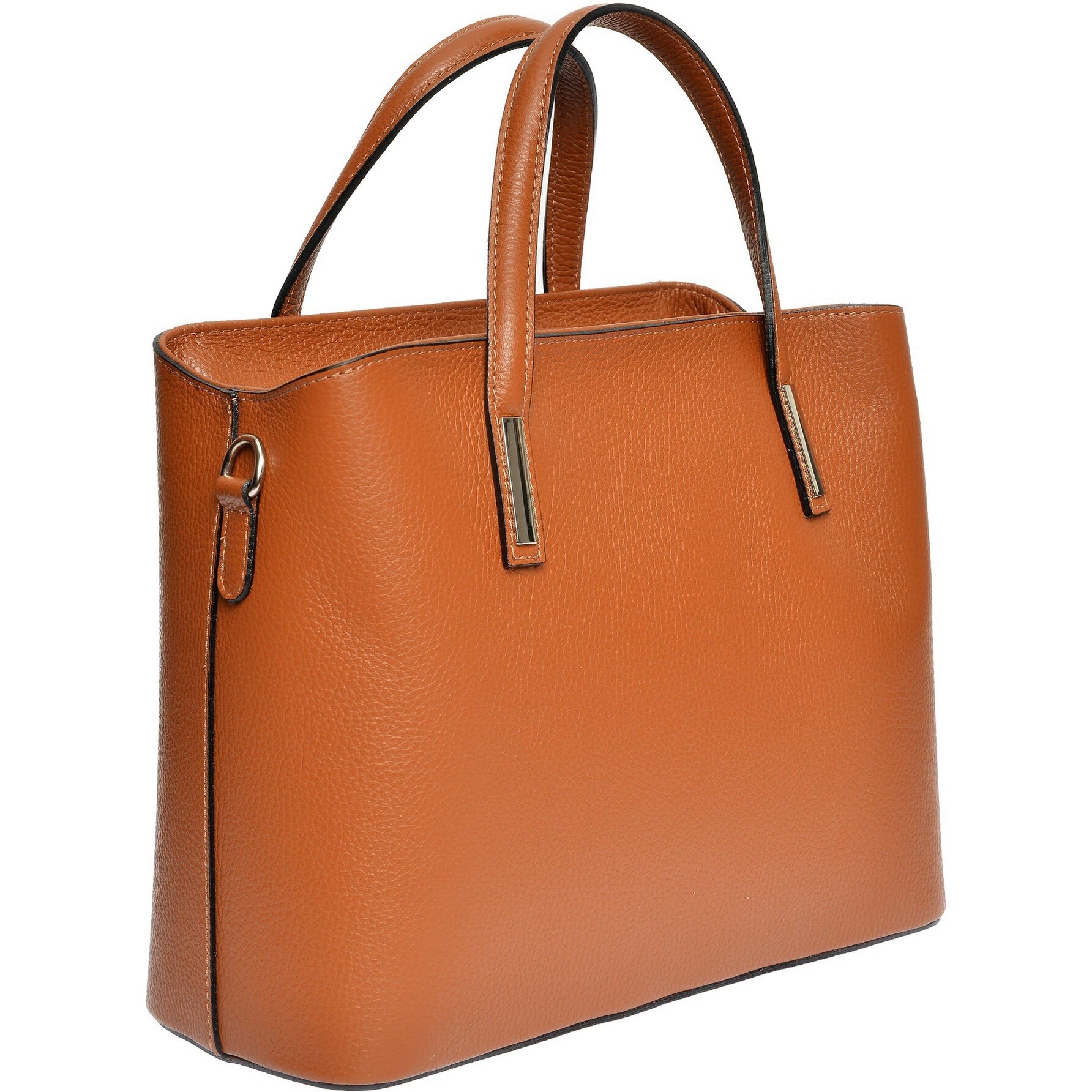 Borsa a mano Anna Luchini Cammello