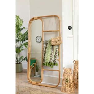 J-Line lanterne Anais - rotin - naturel - large