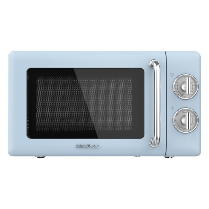 Cecotec Micro-ondes de 20 L avec grill ProClean 3110 Retro Blue