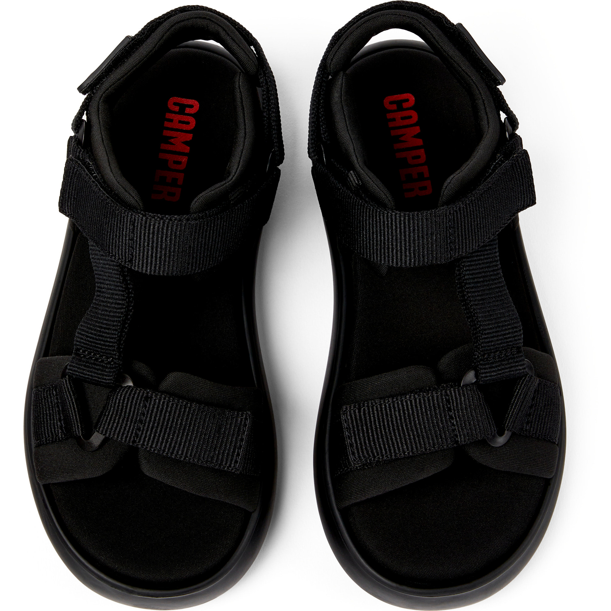 Sandalias - CAMPER Pelotas Flota - Negro - Textil técnico (poliéster reciclado)