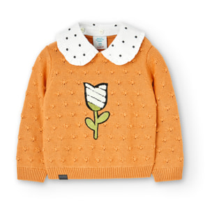 Jersey tricotosa de bebé niña