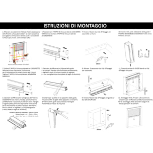 Zanzariera Universale A Rullo Avvolgibile Profilo Riducibile Regolabile Per Finestra Balconi Con Frizione Telaio Alluminio Marrone 60 x 150 Cm
