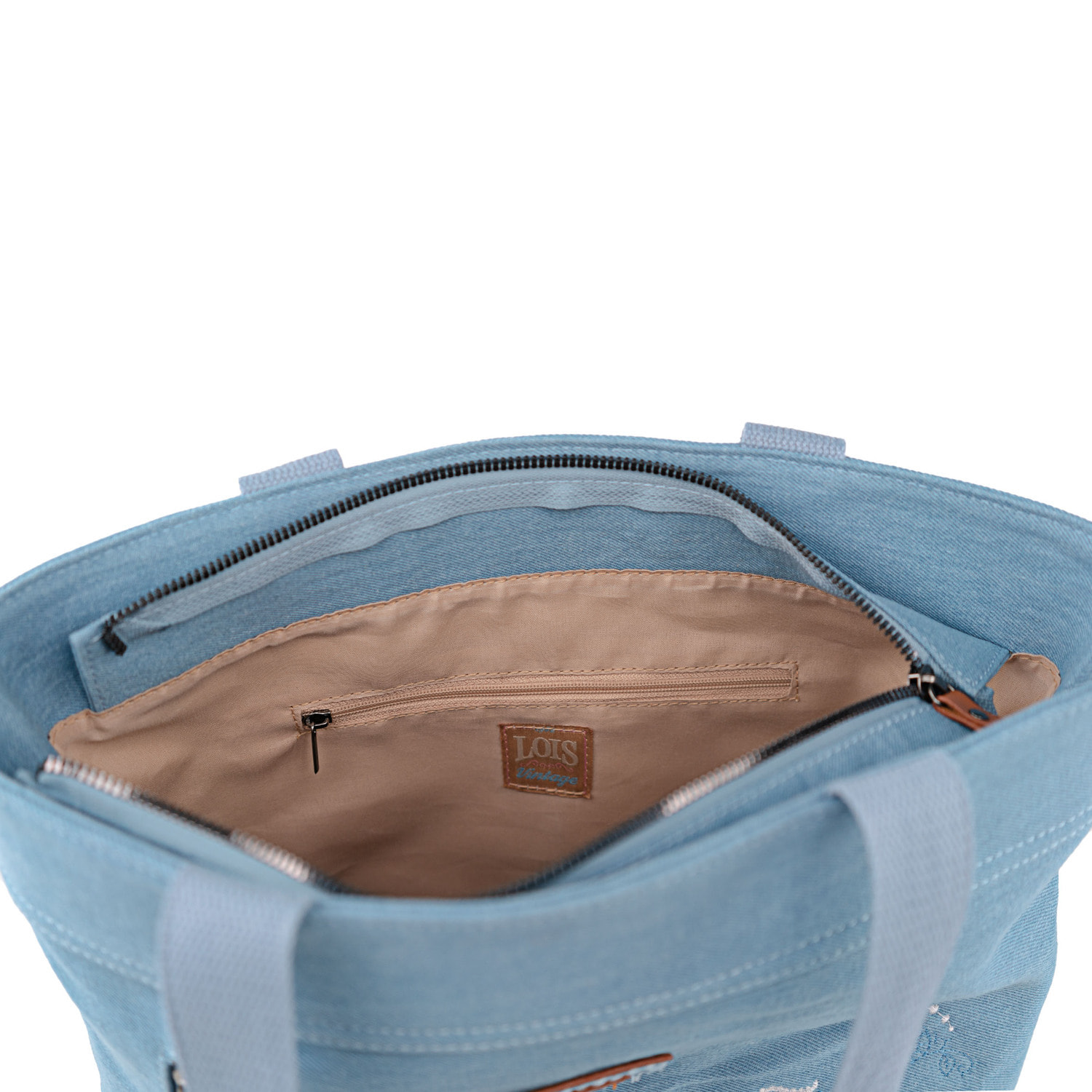 Bolso Shopper-Tote Lois Cincinnati Azul