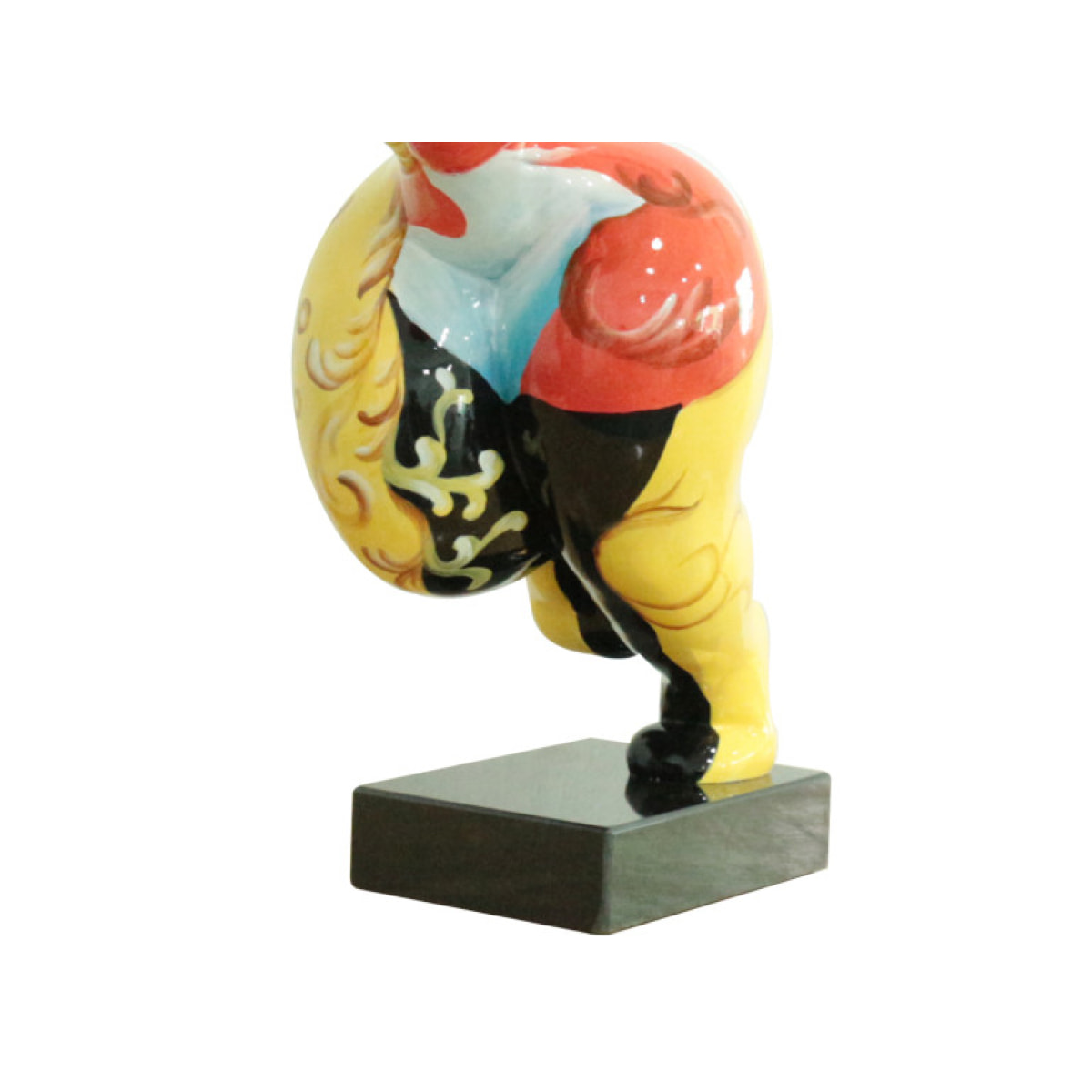 Statue femme sportive en résine avec ornements H52cm - ATLETIC