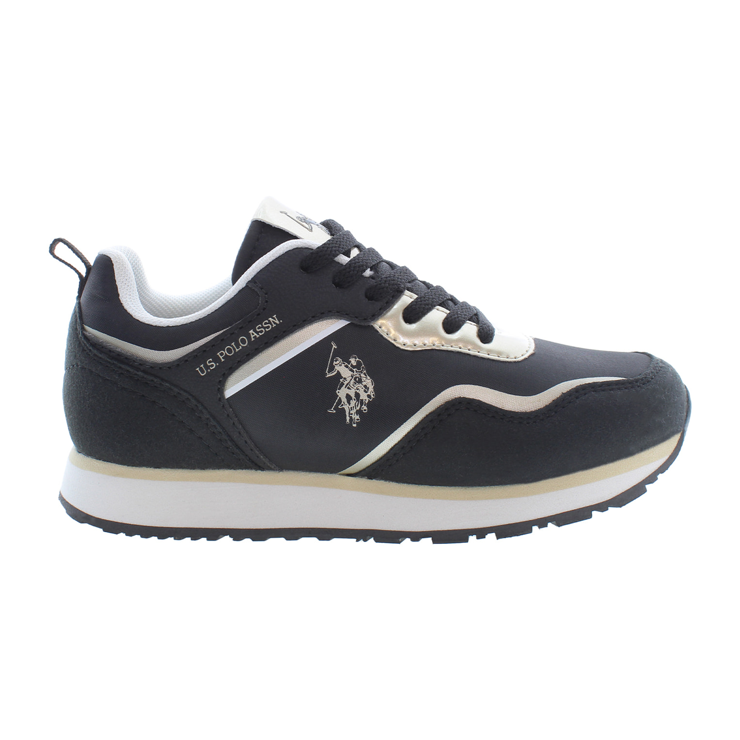 Sneakers U.S. Polo Assn Black Gold