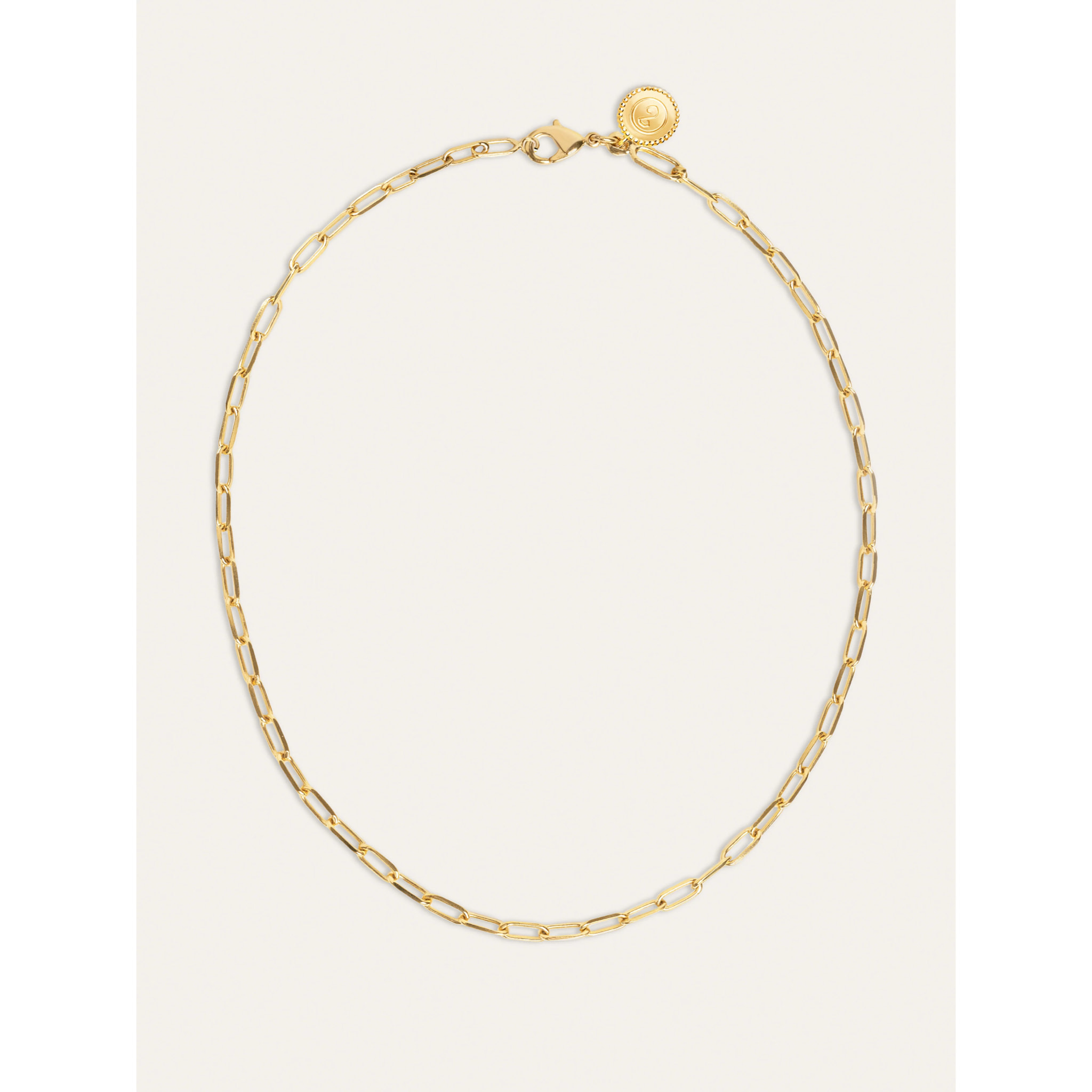 Collar Chic Acero Baño Oro