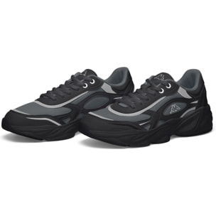Kappa - Sneakers Uomo Donna Nero - Logo Kendrick