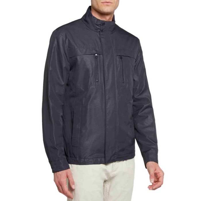 Cazadoras Hombre de la marca GEOX  modelo M VINCIT SHORT JKT AZUL