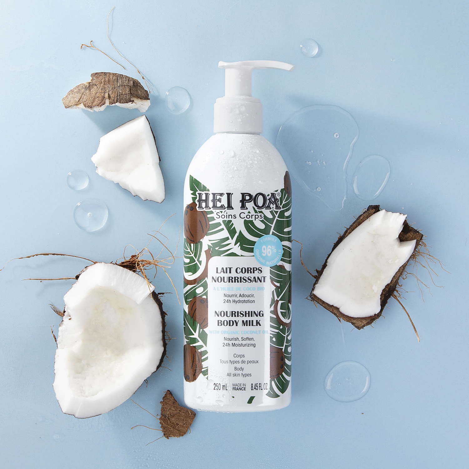 Lait Corps Nourrissant - A l'Huile de Coco Bio 250 ml