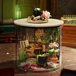 Colección Botellas de Ensueño, Jardín Mágico. Maqueta 3D realista con gran detalle y luces led.