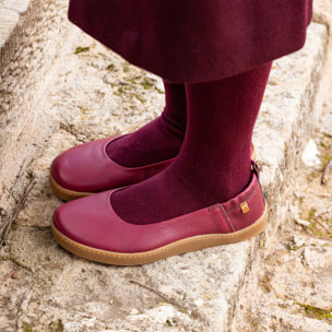 Bailarinas N5912 SOFT NAPPA BURDEOS/ ORIGEN color Burdeos