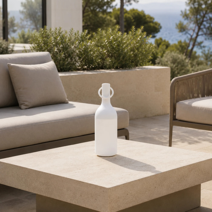Lampe nomade en plastique blanc - Elo