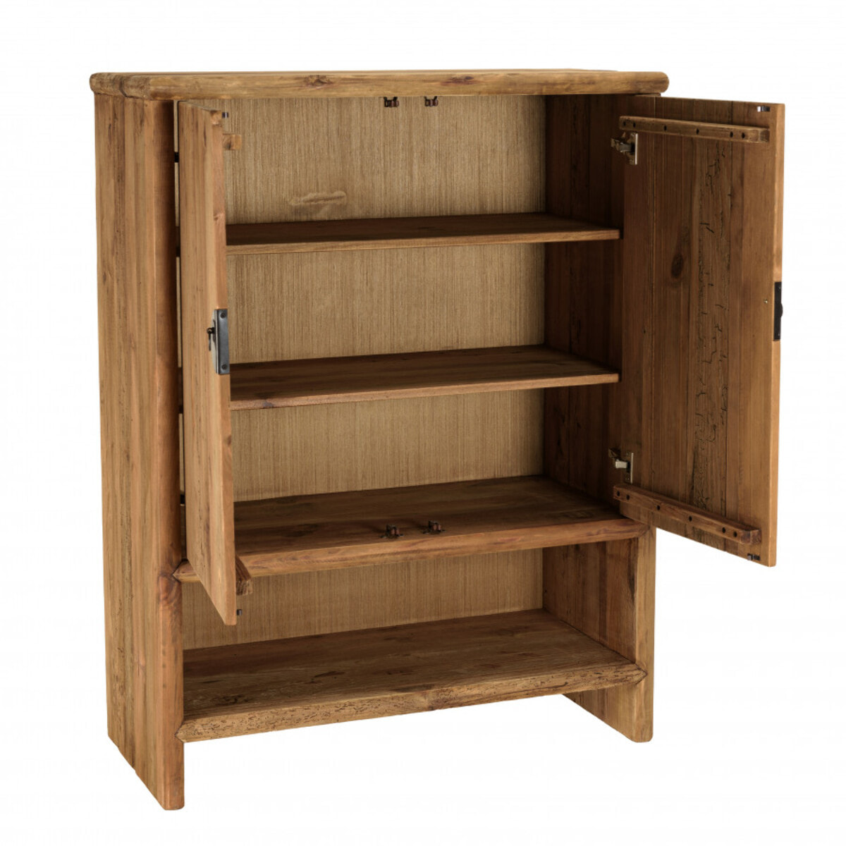 ANDRIAN - Buffet 2 portes 1 niche bois pin recyclé