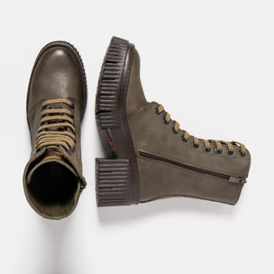 Botines con tacón 1375 ROMA KAKI/YORK color Kaki