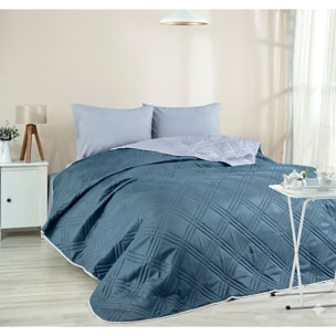 Copriletto Trapuntato in Microfibra Double-Color 1 Piazza 1/2