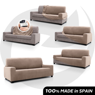 Funda de sofá TERCIOPELO ANTI MANCHAS Multi elástica modelo VERONICA