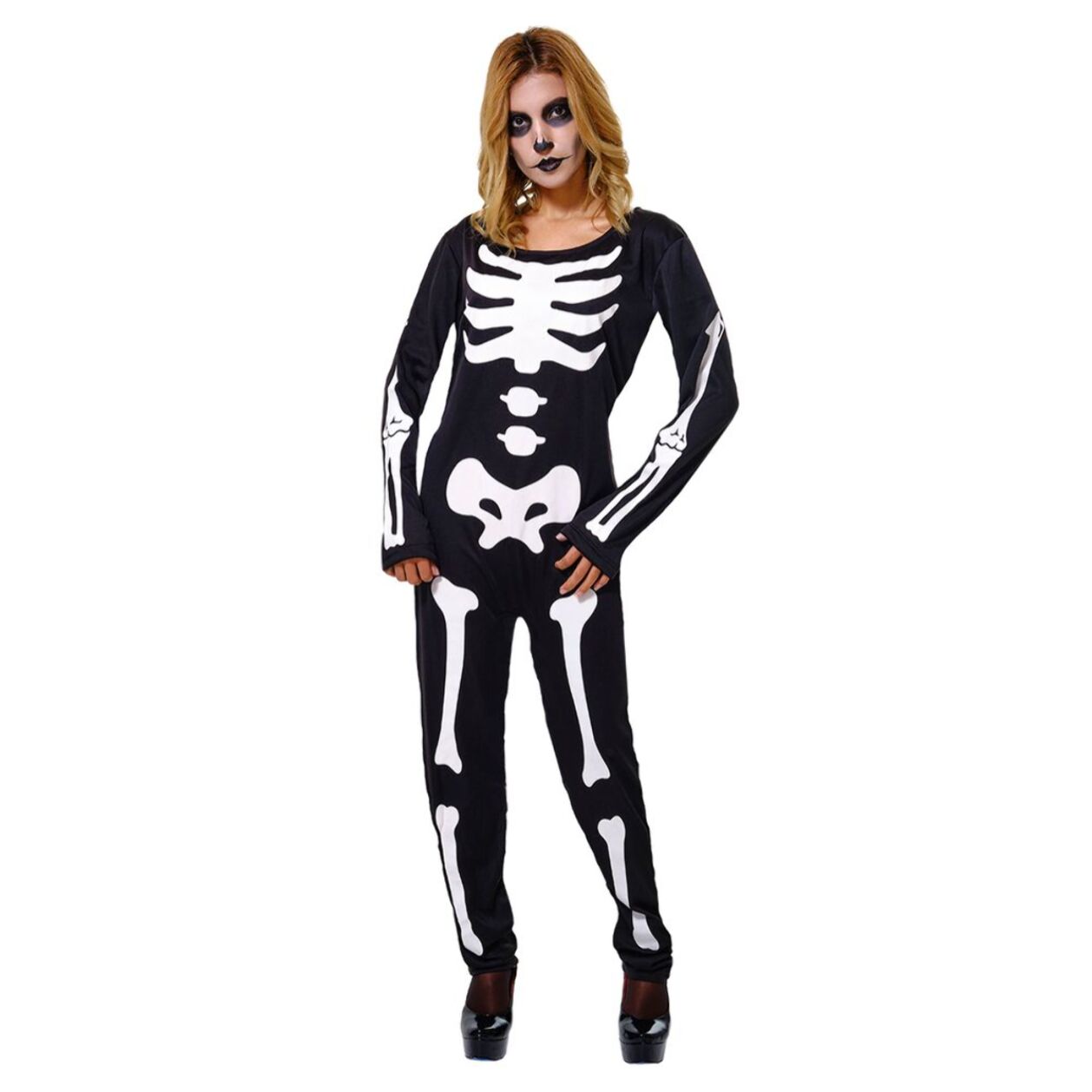 DISFRAZ SKELITA GLOW IN DARK AD