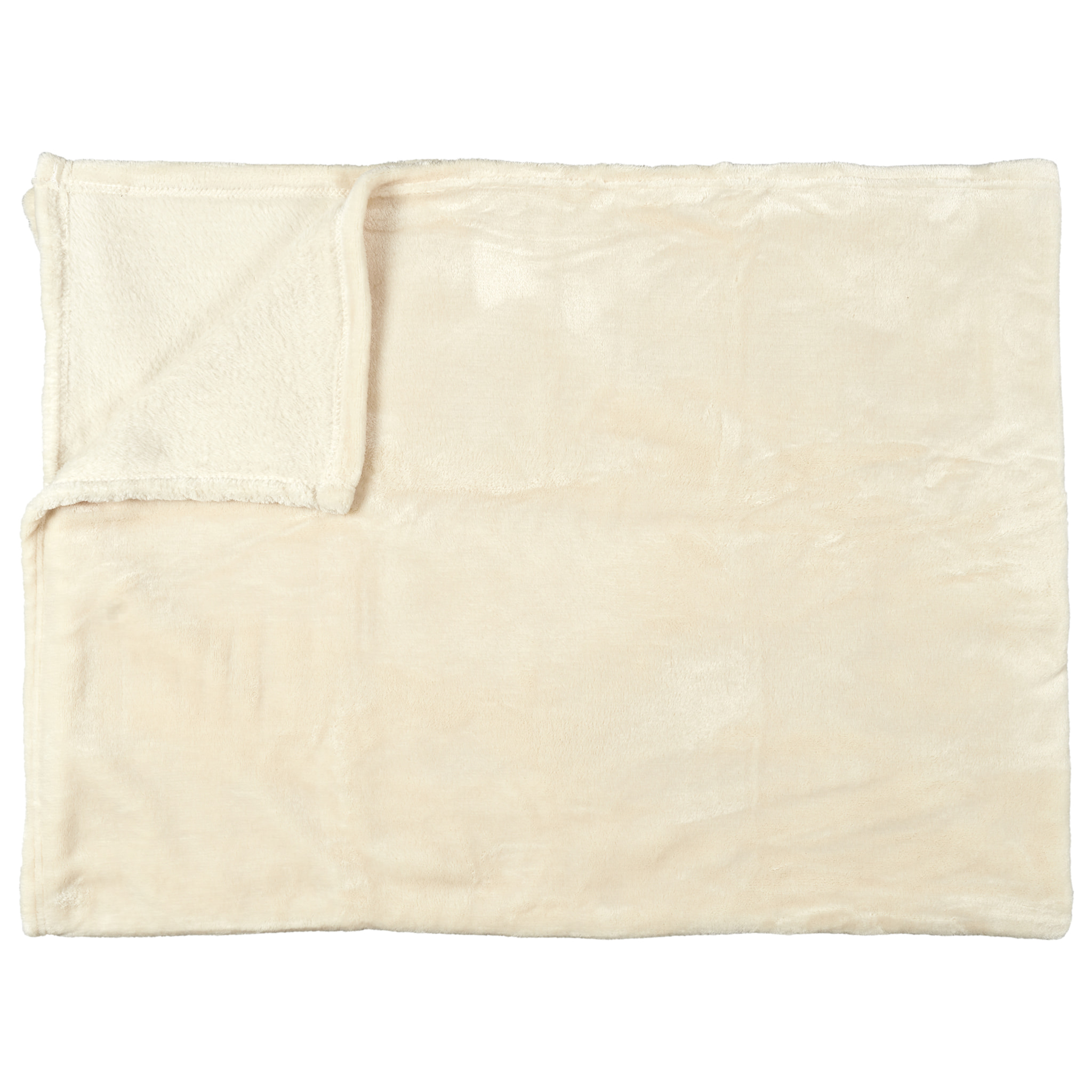 Plaid Flanelle Beige 125x150cm