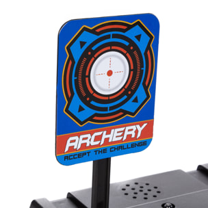 Bersagli elettronici con effetti sonori e display dei punteggi. Lancia i 3 bersagli e si solleveranno automaticamente.