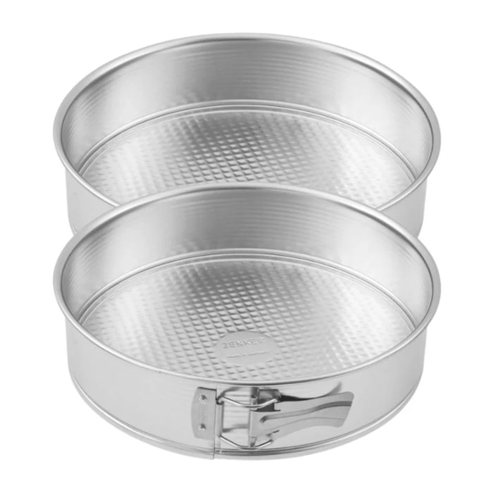 Ensemble de 2 Moules à manqué à charnière Zenker Silver