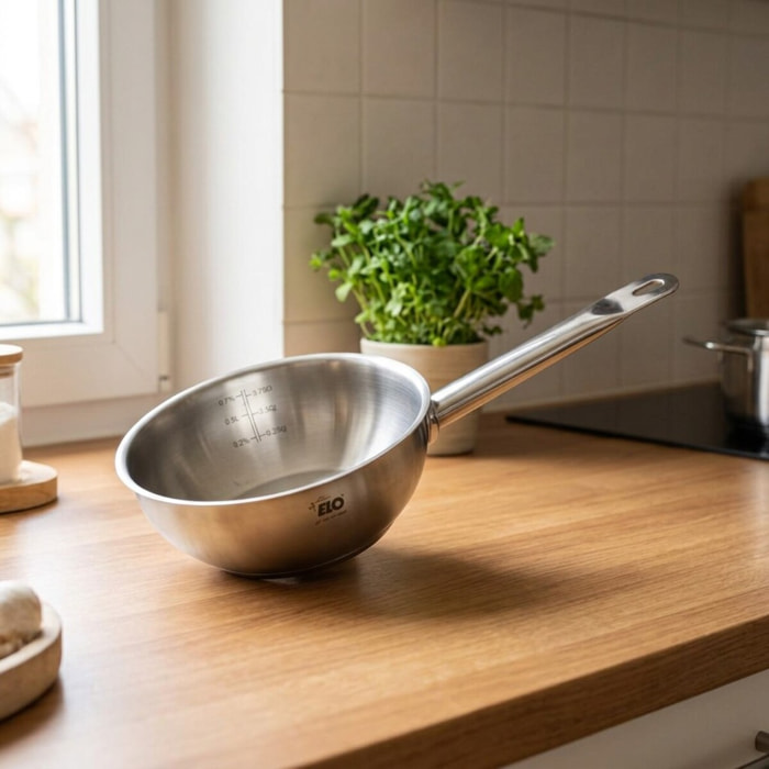 Sauteuse en acier inoxydable 18/8 Elo Profi Cuisine