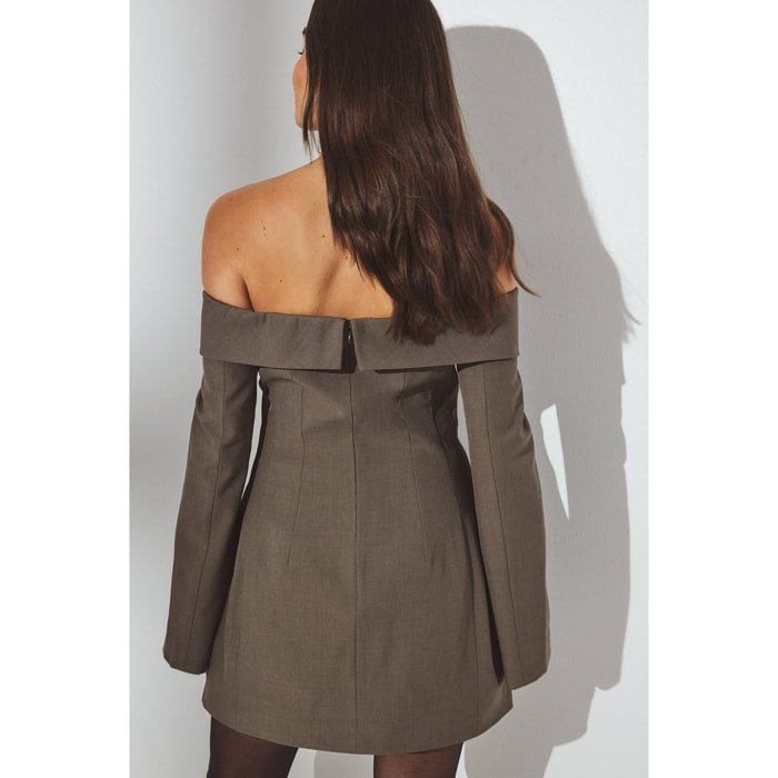 Tailored Off Shoulder Mini Dress Vestiti a spalle scoperte Nakd