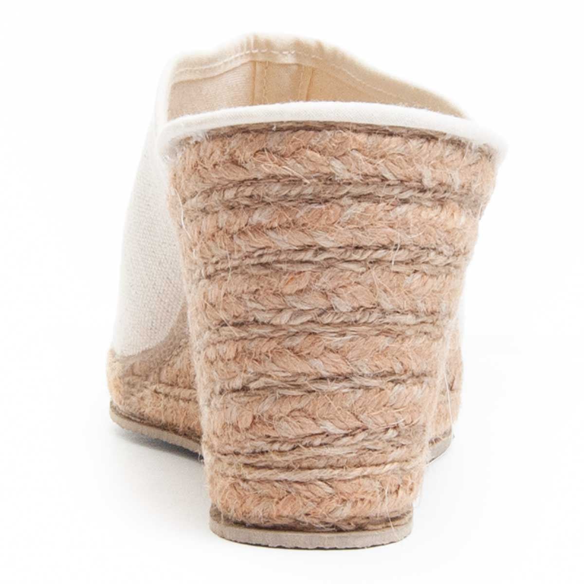 Sandalia De Cuña - Rosa - Altura: 4 Cm