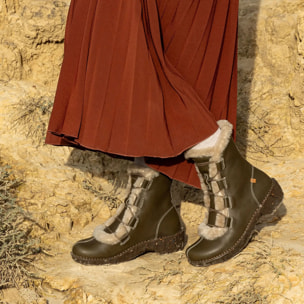 Botines N5414 NATURAL GRAIN WOOD/ YGGDRASIL color Wood