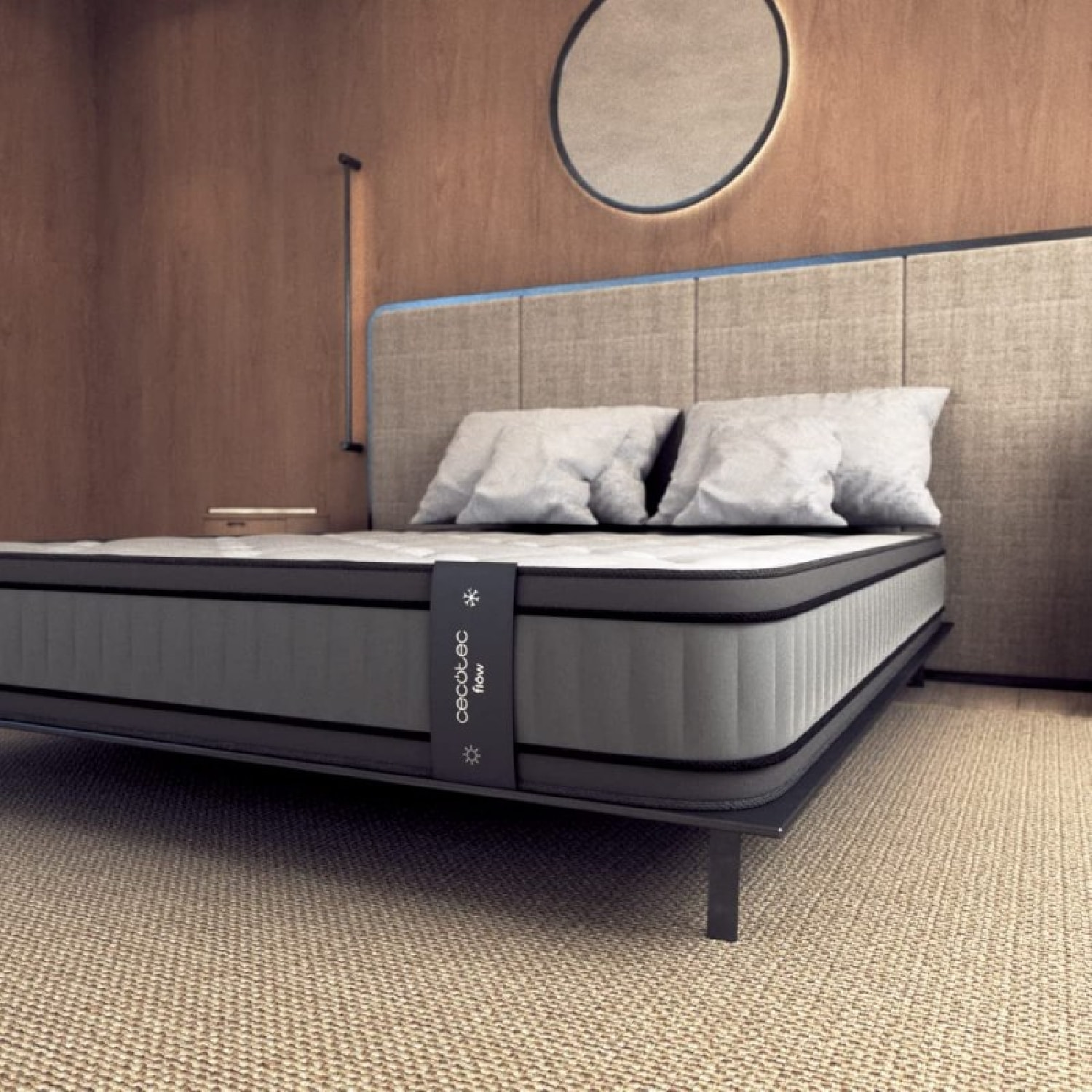 Cecotec Matelas 8900Hybrid 180 x 190 Multi Couche, Springcore et Viscoélastique