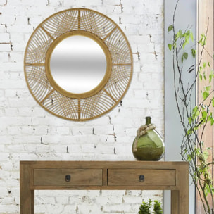 Miroir "Ina" bambou D70cm