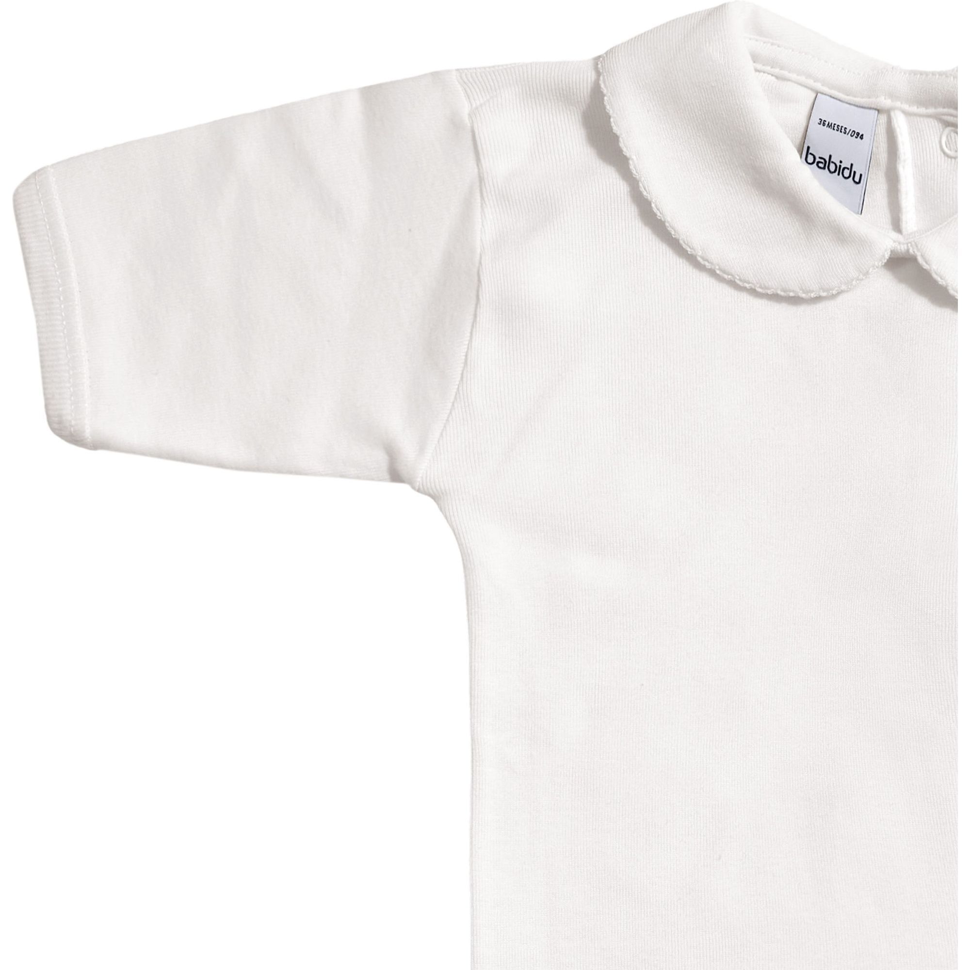 Body bebé manga corta con cuello