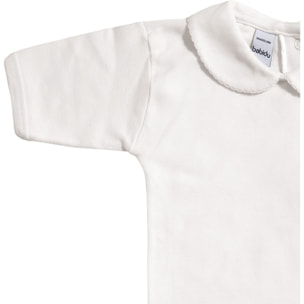 Body bebé manga corta con cuello