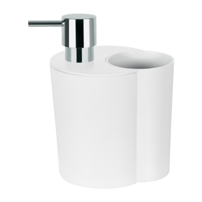 Distributeur de savon ABS SUN & MOON Blanc Spirella