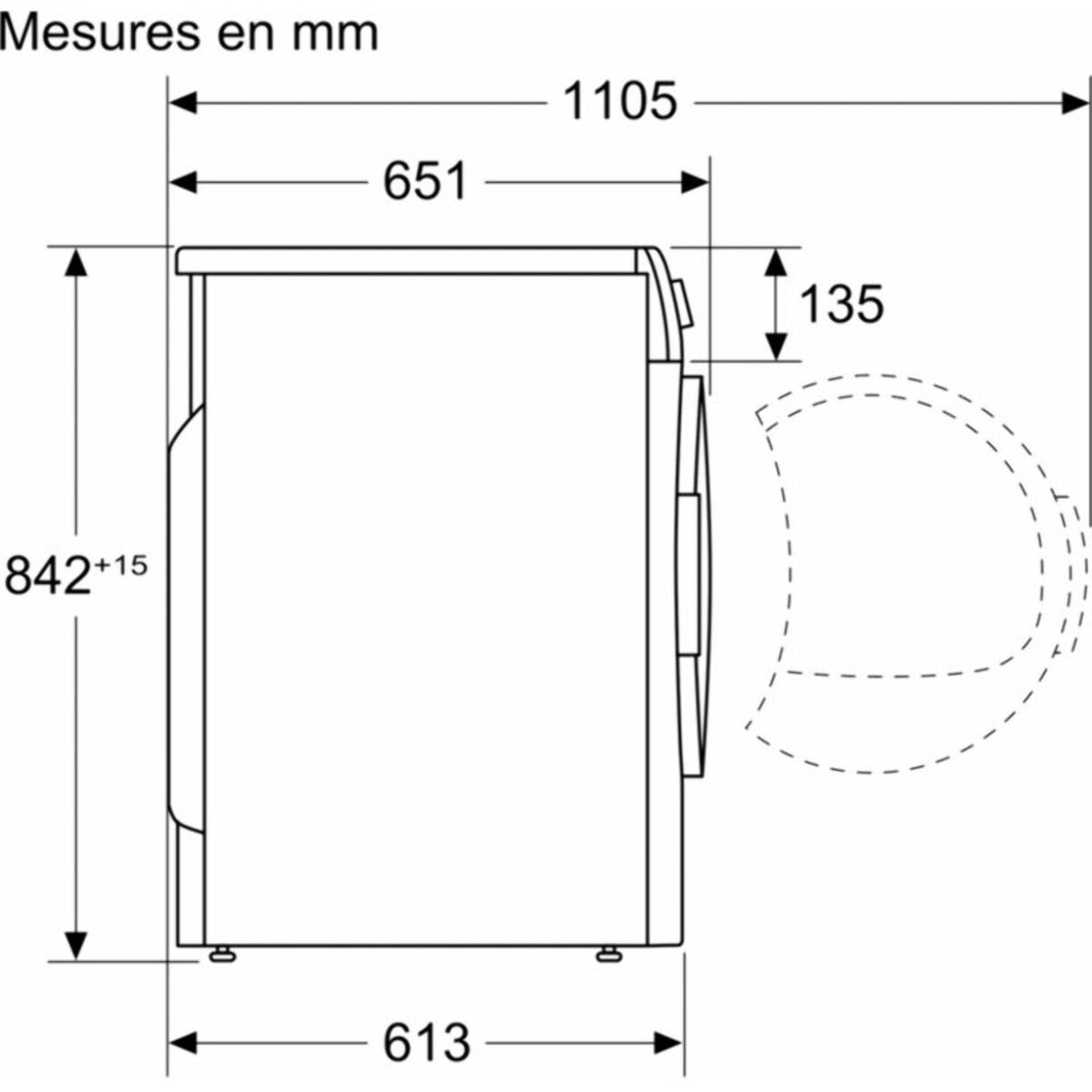 Sèche linge pompe à chaleur SIEMENS WT45HV13FR iQ300