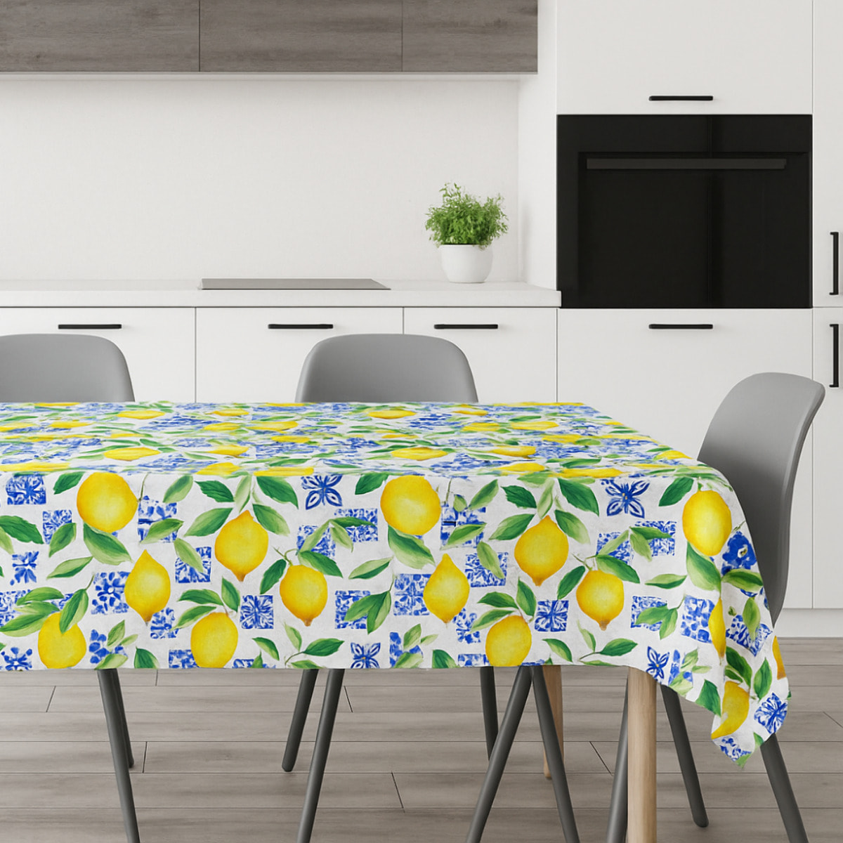 CASSESE HOME Tovaglia in PVC Breccia Con Bordino – Antimacchia, Pratica e Decorativa Made in Italy_Dec.J